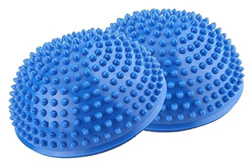 ZeYuKeJi 2PCS Balance Exercises Pods Hedgehog Balance Yoga Ball- Fitness Domes Half Ball Exercise Pods for Foot Massage Fitness Balancing Stability Training for Kids Adults ZeYuKeJi 2PCS Balance Exercises Pods Hedgehog Balance Yoga Ball- Fitness Domes Half Ball Exercise Pods for Foot Massage Fitness Balancing Stability Training for Kids Adults