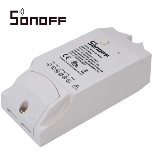 ITead Sonoff Dual Channel WiFi Wireless Smart Switch Compatible with Alexa, Control two home appliances with APP,remote control Appliance Controller for DIY Smart Home