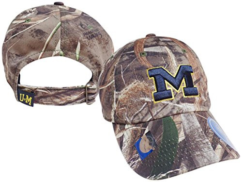 Top of the World Michigan Wolverines Crew Max Realtree Camo Adjustable Hat/Cap Sizes 6 7/8-8