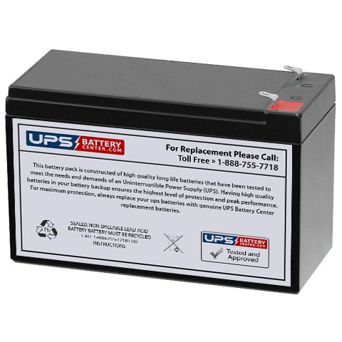 Discover D1275 12V 7.2Ah F2 Replacement Battery