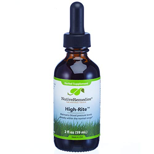 Native Remedies High-Rite - All Natural Herbal Supplement to Support Heart Health and Healthy Circulation- 2 Fl oz. Native Remedies High-Rite - All Natural Herbal Supplement to Support Heart Health and Healthy Circulation- 2 Fl oz.