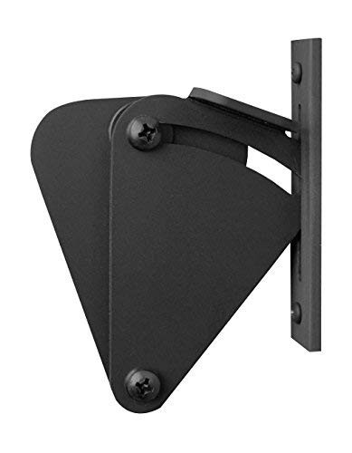 MJC  and  Company - Sliding Barn Door Latch Lock | Adds Privacy to Sliding and Hanging Track Systems | The Finishing Touch to Your Existing Barn Door Hardware -Large Tear Drop | Black Powder Coat-