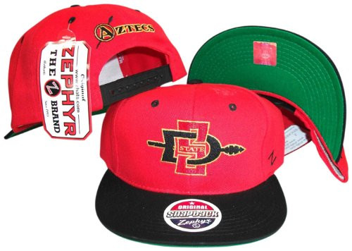San Diego State Aztecs Red/Black Two Tone Plastic Snapback Adjustable Plastic Snap Back Hat/Cap San Diego State Aztecs Red/Black Two Tone Plastic Snapback Adjustable Plastic Snap Back Hat/Cap
