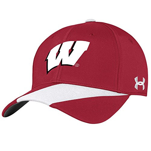 Under Armour Wisconsin Badgers Two Tone Renegade Red/White Structured Cap