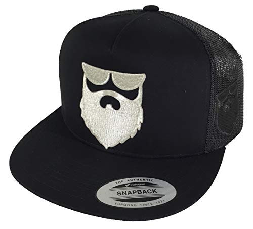 el Señor de la Barba Silver 2 Logos 2 Black a lado hat Black mesh el Señor de la Barba Silver 2 Logos 2 Black a lado hat Black mesh