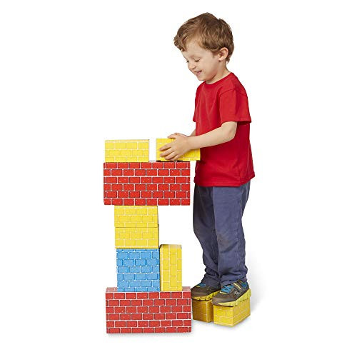 Melissa  and  Doug Extra-Thick Cardboard Building Blocks - 24 Blocks in 3 Sizes