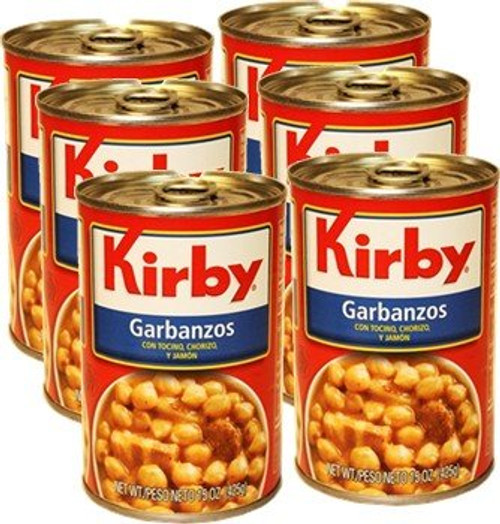 Kirby Garbanzos 6 cans pack- 15 oz each