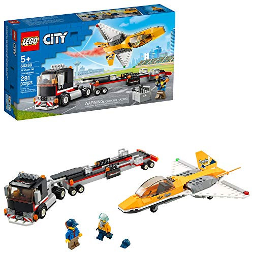 LEGO City Airshow Jet Transporter 60289 Building Kit- Fun Toy Playset for Kids- New 2021 -281 Pieces-