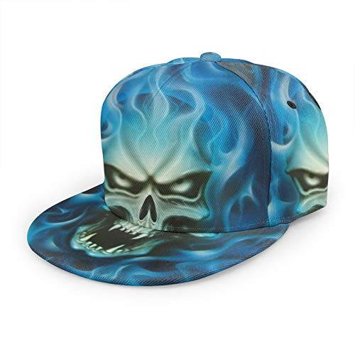 MFILUDTY Unisex Snapback Hats- Horror Ghost Skull Adjustable Printed Hip Hop Flat Bill Baseball Cap Black MFILUDTY Unisex Snapback Hats- Horror Ghost Skull Adjustable Printed Hip Hop Flat Bill Baseball Cap Black
