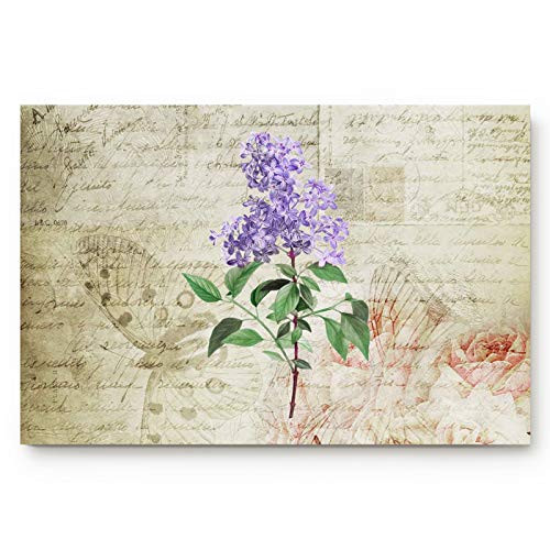 Doormats Entrance Rugs Butterfly Blossom Flower Entryway Door Mats Vintage Purple Plant Floor Mats Apartment Office Front Door 20 x 31.5 inches Doormats Entrance Rugs Butterfly Blossom Flower Entryway Door Mats Vintage Purple Plant Floor Mats Apartment Office Front Door 20 x 31.5 inches