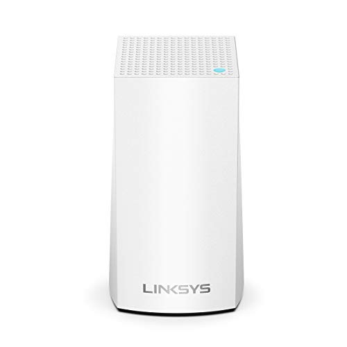 Linksys Velop Whole Home WiFi Router White Dual-Band Series- 1500 Sq Ft Coverage- 1 Pack Expandable -AC1200- -Renewed-