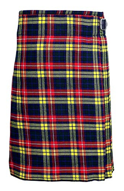 Buchanan Men's 5 Yard Scottish Kilts Tartan Kilt 13oz Highland Casual Kilt -34inch- Buchanan Men's 5 Yard Scottish Kilts Tartan Kilt 13oz Highland Casual Kilt -34inch-
