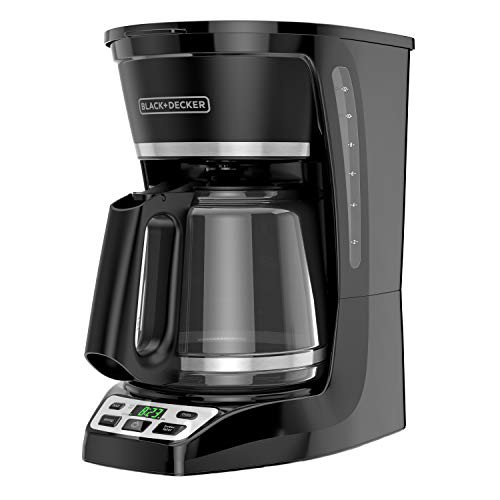 BLACKPlusDECKER 12-Cup* Programmable Coffeemaker- Black- CM1070B-1
