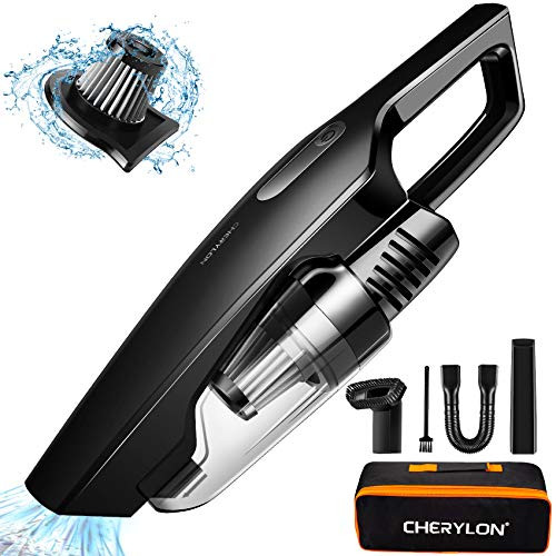 Handheld Vacuum Cordless- CHERYLON Portable Vacuum with 150W High Power and 8000Pa- Mini Car/Home Vacuum Cleaner Powered by Lithium Ion Cordless Hand Vacuum