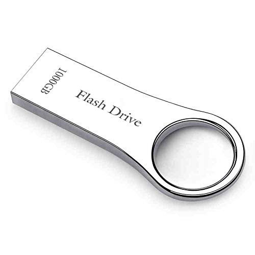 1TB USB 2.0 Flash Drives Pen Drive Memory Stick Thumb Drive USB Drives -1000GB Silver A- -1TB-
