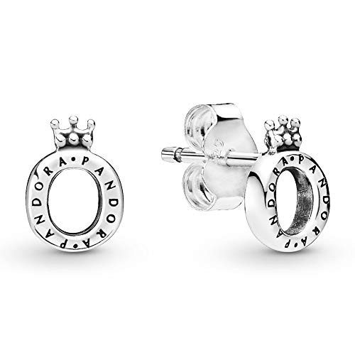 Pandora Jewelry Polished Crown O Stud Sterling Silver Earrings