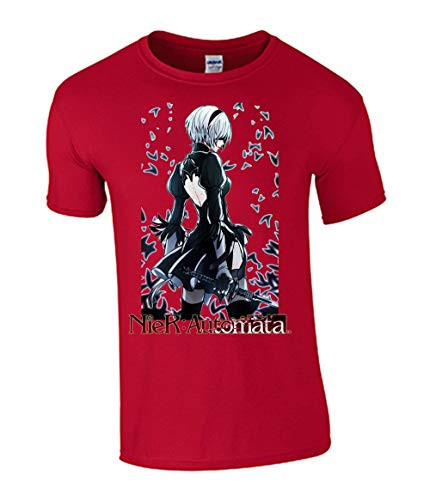 Nier Automata Game Unisex T-Shirt Red