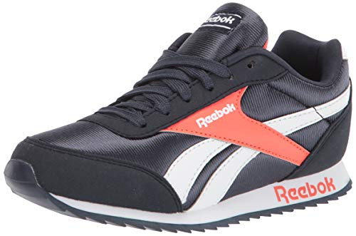 Reebok Boys Royal Cljog 2 Sneaker- Collegiate Navy/Vivid Orange/White- 11.5 M US Little Kid