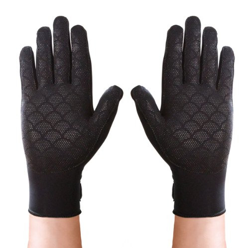 Thermoskin Full Finger Arthritis Gloves- Black- Large