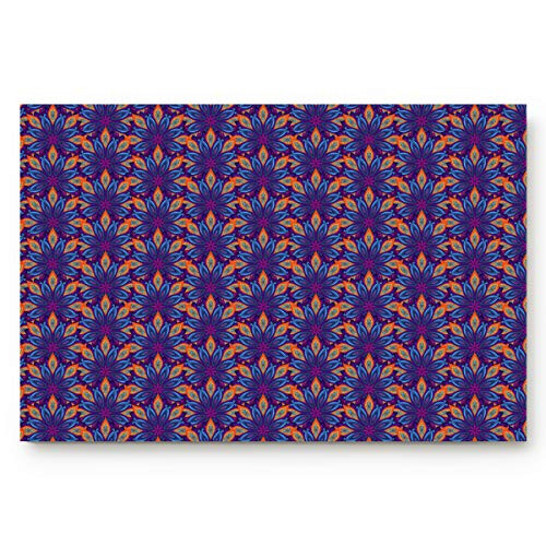 Doormats Entrance Rugs Floral Petal Pattern Entryway Door Mats Purple Floor Mats Apartment Office Front Door 20 x 31.5 inches Doormats Entrance Rugs Floral Petal Pattern Entryway Door Mats Purple Floor Mats Apartment Office Front Door 20 x 31.5 inches