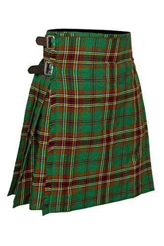 Allsafe Traders Men's 5 Yard Scottish Tartan Kilt- Highland Wedding Kilt -Tara Murphy- 34''-36'' Belly Button-