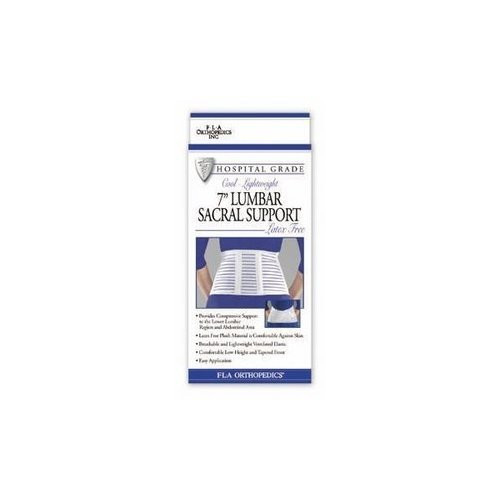 Fla 31-701LGSTD Lumbar Sacral Support and 44- White and 44- Large Fla 31-701LGSTD Lumbar Sacral Support and 44- White and 44- Large