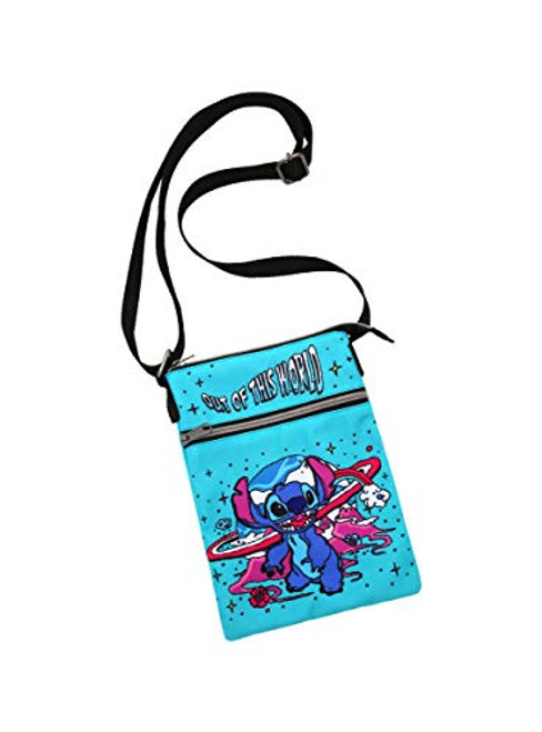 Loungefly Disney Lilo  and  Stitch Out Of This World Passport Crossbody Bag Loungefly Disney Lilo  and  Stitch Out Of This World Passport Crossbody Bag