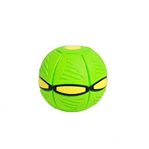 Magic UFO Ball Deformed Flying Saucer Ball- with 6 LED Light Flying Deformed Ball Frisbee Toys- Beach Games Outdoor Sports Gift-Green Magic UFO Ball Deformed Flying Saucer Ball- with 6 LED Light Flying Deformed Ball Frisbee Toys- Beach Games Outdoor Sports Gift-Green