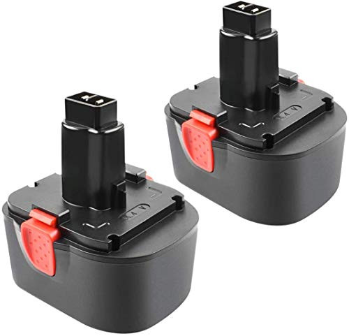 Turpow 2 Pack High Capacity 14.4V 3500Amh Battery Replacement Compatible with Lincoln Grease Guns 1401 144a2 1442E 1444 1444E Lincoln 14.4V