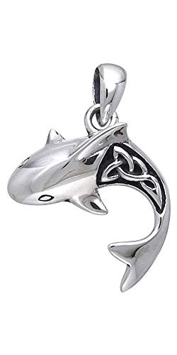 Jewelry Trends Celtic Knot Whale Shark Sterling Silver Pendant
