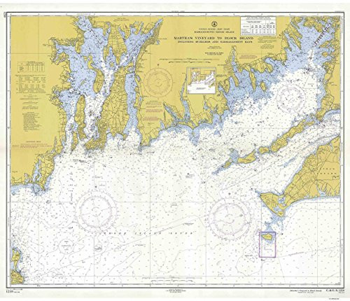 Martha's Vineyard to Block Island 1958- Massachusetts Including Buzzards and Narragansett Bays - 80000 AC Old Nautical Map Reprint - Chart 1210 Martha's Vineyard to Block Island 1958- Massachusetts Including Buzzards and Narragansett Bays - 80000 AC Old Nautical Map Reprint - Chart 1210