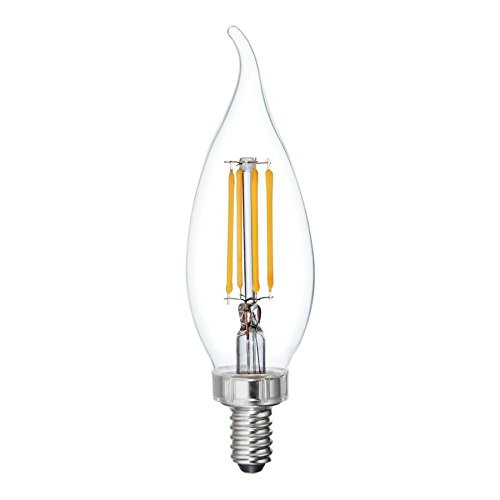GE Relax 3-Pack 40 W Equivalent Dimmable Soft White Ca11 LED Light Fixture Light Bulb