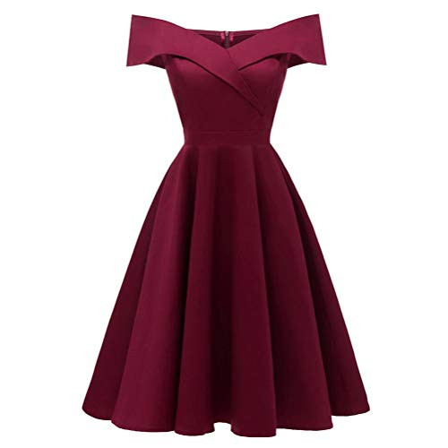 Vintage Princess Floral Lace Cocktail Dress for Women V-Neck Party Aline Swing Dresses Red Vintage Princess Floral Lace Cocktail Dress for Women V-Neck Party Aline Swing Dresses Red