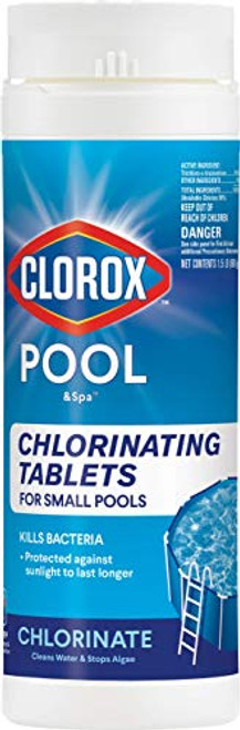 Clorox Pool and Spa Small Pool 1inch Chlorinating Tablets 1.5 lb