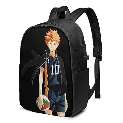 Hinata Shoyo 17 Inch Backpack Haikyu Computer Backpack School Bag Hinata Shoyo 17 Inch Backpack Haikyu Computer Backpack School Bag