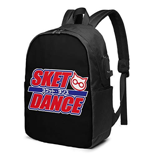 Sket Dance 17 Inch Backpack 3D Printing Computer Backpack School Bag