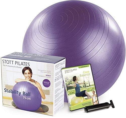 STOTT PILATES Stability Ball Plus Power Pack- 75cm-Purple-