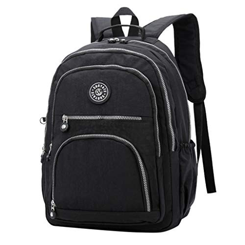 School Backpack- Unisex Classic Lightweight Water-Resistant Backpack for Men Women College Schoolbag Travel Bookbag