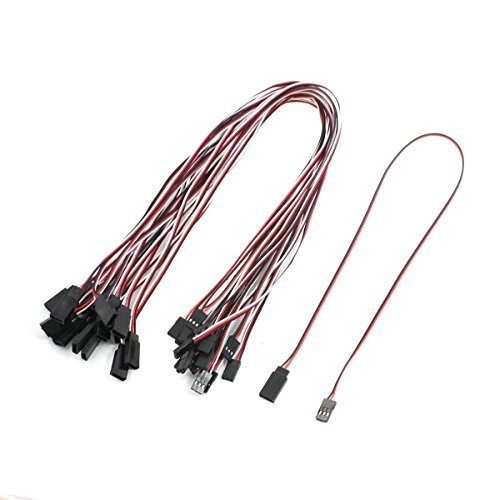 500mm Servo Extension Cable 3 Pin Male to Female Lead Wire for RC Airplane (30Pcs)