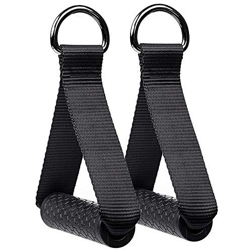 PATNICK Premium Heavy Duty Fitness Strap Handle Resistance Bands Cable Machine Attachments Handles Grips Exercise Handle