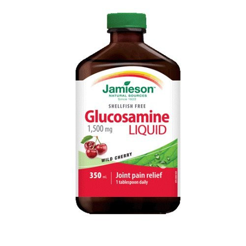 Liquid Glucosamine 1500 mg Wild Cherry-350 ml Brand- Jamieson Laboratories Liquid Glucosamine 1500 mg Wild Cherry-350 ml Brand- Jamieson Laboratories