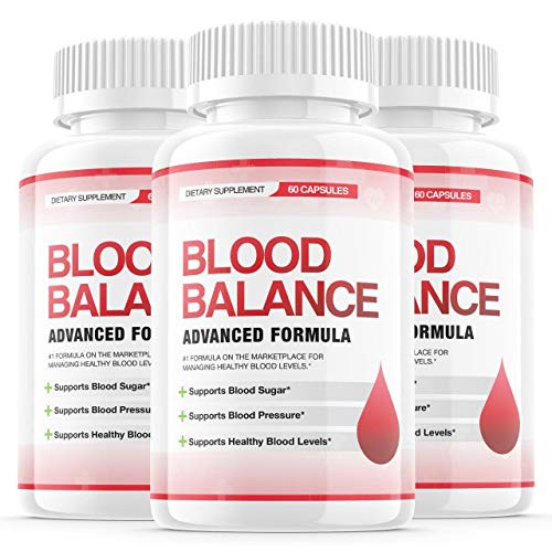 `-3 Pack- Blood Balance Advanced Formula Shark Tank Pills- Blood Balance Advance Boost Capsules - Sugar Balance Supplement for High Blood Pressure - Natural Pressure Monitor for Nutrition 180 Capsules `-3 Pack- Blood Balance Advanced Formula Shark Tank Pills- Blood Balance Advance Boost Capsules - Sugar Balance Supplement for High Blood Pressure - Natural Pressure Monitor for Nutrition 180 Capsules
