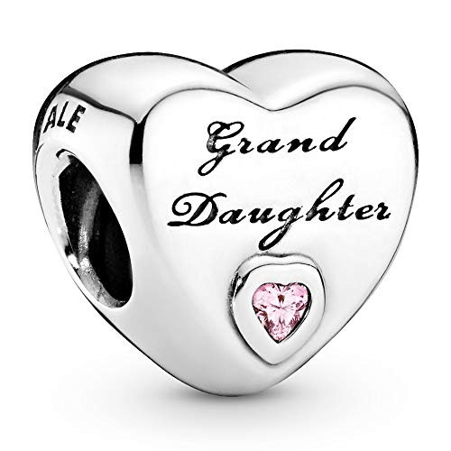 Pandora Jewelry Granddaughter's Love Cubic Zirconia Charm in Sterling Silver