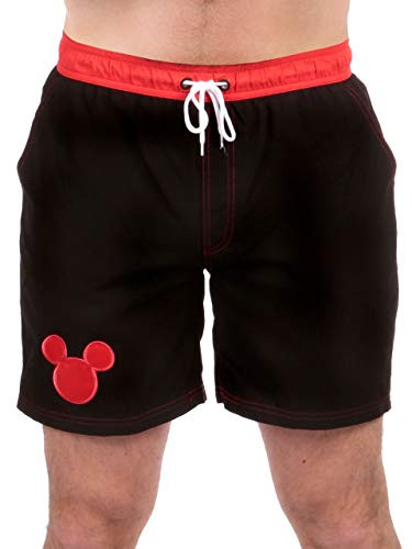 Disney Mens Mickey Mouse Swimming Trunks Size XX-Large Black