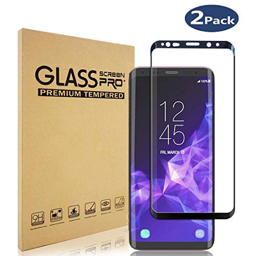 WTOSE Samsung Galaxy S9 Screen Protector, [HD Clear][9H Hardness][Anti-Bubble] Tempered Glass Screen Protector Compatible with Samsung Galaxy S9[2-Pack]