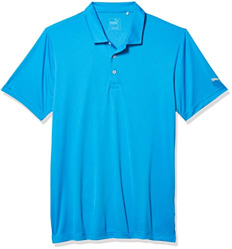 PUMA Golf 2019 Men's Rotation Polo- Ibiza Blue- Large