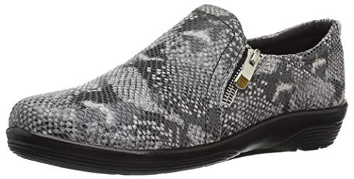 Flexus by Spring Step Women's Mandie Sneaker- Black Python- 42 M EU -US 10.5-11 US-