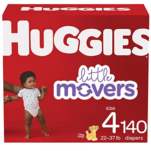 Baby Diapers Size 4- 140 Ct- Huggies Little Movers