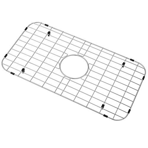 Zeesink Sink Protectors for Kitchen Sink-Kitchen Sink Grid-Sink Grate Size 24 13/16inch X 13inch with Center Drain-Sink Bottom Grid for Single Sink Bowl