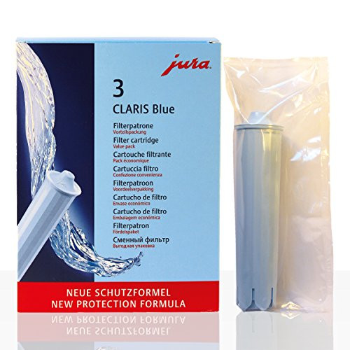 Jura 71312 Claris Water Filter- Pack of 3- Blue Jura 71312 Claris Water Filter- Pack of 3- Blue